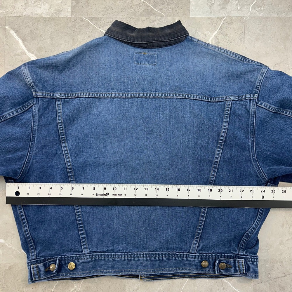 90s Vintage Marithe Francois Girbaud Denim Trucker Jacket Mens Medium Corduroy - Picture 7 of 12